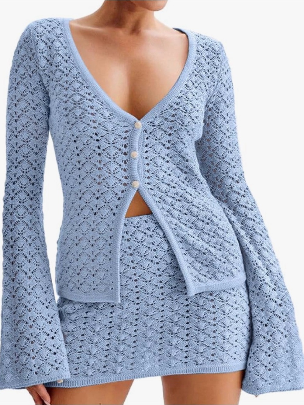 Two Piece Beach Cover Up